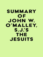 Summary of John W. O’Malley, S.J.'s The Jesuits
