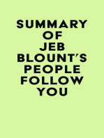 Summary of Jeb Blount's People Follow You