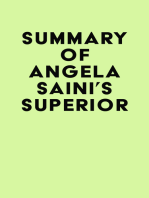 Summary of Angela Saini's Superior