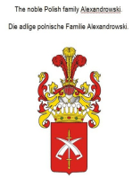 The noble Polish family Alexandrowski. Die adlige polnische Familie Alexandrowski.