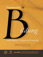 Formación, la Bildung.: Historia y usos actuales.