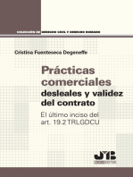 Prácticas comerciales desleales y validez del contrato: El último inciso del art. 19.2 TRLGDCU