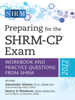 Preparing for the SHRM-CP® Exam: Workbook and Practice Questions from SHRM, 2022 Edition