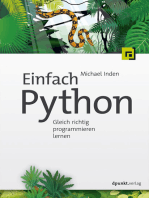 Einfach Python: Gleich richtig programmieren lernen