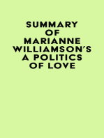 Summary of Marianne Williamson's A Politics of Love