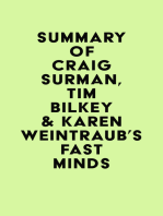 Summary of Craig Surman, Tim Bilkey & Karen Weintraub's Fast Minds