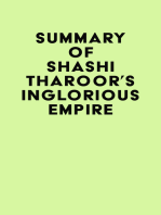 Summary of Shashi Tharoor's Inglorious Empire