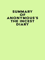 Summary of Anonymous's The Incest Diary