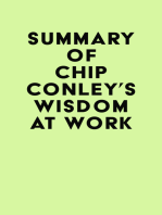 Summary of Chip Conley's Wisdom at Work