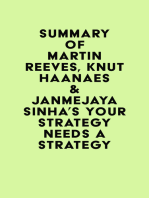 Summary of Martin Reeves, Knut Haanaes & Janmejaya Sinha's Your Strategy Needs a Strategy