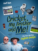 Cricket, My Brother and Me: Fifty Years Watching English