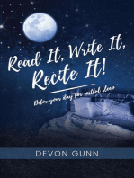Read It, Write It, Recite It!: Detox your day for restful sleep