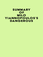 Summary of Milo Yiannopoulos's Dangerous