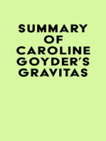 Summary of Caroline Goyder's Gravitas