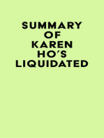 Summary of Karen Ho's Liquidated