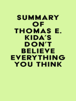 Summary of Thomas E. Kida's Don't Believe Everything You Think