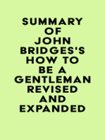Summary of John Bridges's How to Be a Gentleman Revised and Expanded
