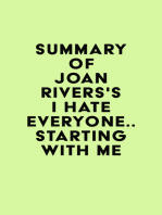 Summary of Joan Rivers's I Hate Everyone...Starting with Me