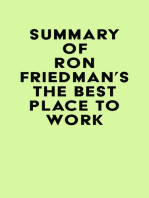 Summary of Ron Friedman's The Best Place to Work