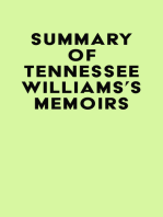 Summary of Tennessee Williams's Memoirs