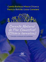 Corante natural de flor comestível (Clitória ternatea): extração e avaliação da estabilidade