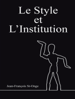 Le Style et l'Institution