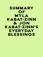 Summary of Myla Kabat-Zinn & Jon Kabat-Zinn's Everyday Blessings