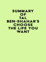 Summary of Tal Ben-Shahar's Choose the Life You Want