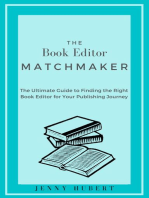 The Book Editor Matchmaker