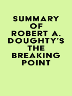 Summary of Robert A. Doughty's The Breaking Point