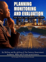 Planning Monitoring and Evaluation for Public and Private Sectors