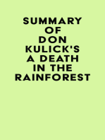 Summary of Don Kulick's A Death in the Rainforest