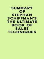Summary of Stephan Schiffman's The Ultimate Book of Sales Techniques
