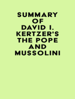 Summary of David I. Kertzer's The Pope and Mussolini