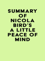 Summary of Nicola Bird's A Little Peace of Mind