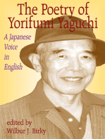 The Poetry of Yorifumi Yaguchi: A Japanese Voice in English