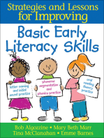Basic Early Literacy Skills: Strategies and Lessons for Improving