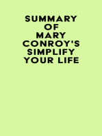Summary of Mary Conroy's Simplify Your Life