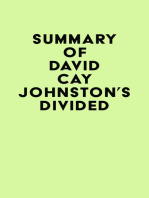 Summary of David Cay Johnston's Divided