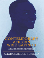 Contemporary African Wise Sayings