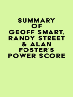 Summary of Geoff Smart, Randy Street & Alan Foster's Power Score