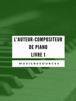 L'auteur-compositeur de piano - Livre 1