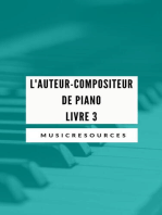 L'auteur-compositeur de piano - Livre 3