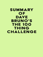 Summary of Dave Bruno's The 100 Thing Challenge