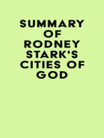 Summary of Rodney Stark's Cities of God