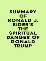Summary of Ronald J. Sider's The Spiritual Danger of Donald Trump