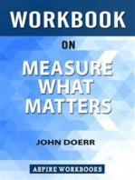 Workbook on Measure what Matters