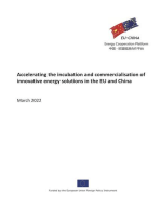 Accelerating the Incubation and Commercialisation of Innovative Energy Solutions in the EU and China