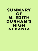 Summary of M. Edith Durham's High Albania