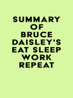Summary of Bruce Daisley's Eat Sleep Work Repeat